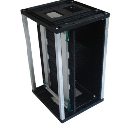 China Top and bottom base are plastic base SMT ESD anti-static PCB magazine rack for sale