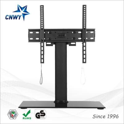 China Desktop TV Stand TV Stand with 10mm Thickness Tempered Glass for sale