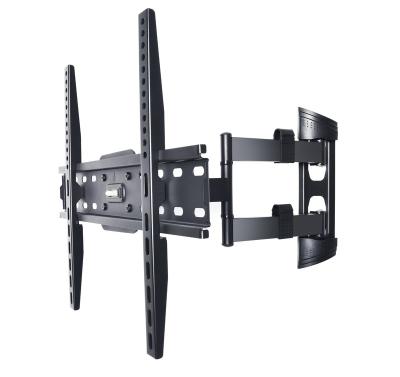 China Plasma TV / Full LCD TV VESA 400*400 Motion TV Wall Mount Bracket , Dual Arm Tilt Swivel TV Bracket 23-55 inch for sale