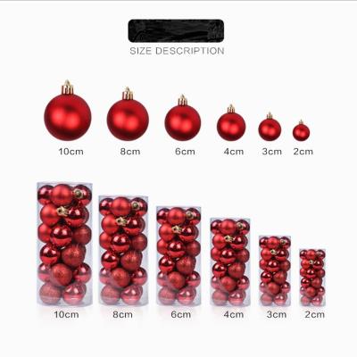 China Matte Christmas Ball Modern High Quality Christmas Tree Ornaments Balls for Decorating Trees for sale