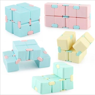 China Who respects the environment; Reusable; Durable plastic Mini Abs Infinity Cube Magic cube intellect fidgety person toys for relaxation for sale