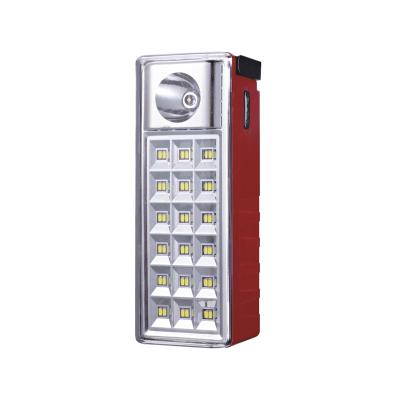 China Warehouse Sale 10W LED 6V4.5AH Battery FM Scan Radio USB Rechargeable Emergency Light for sale