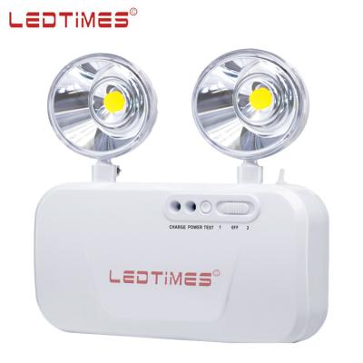 China LEDTIMES School Lighting Easy Installation Dimmable ABS COB Smd 5w Rechargeable Led Emergency Light for sale