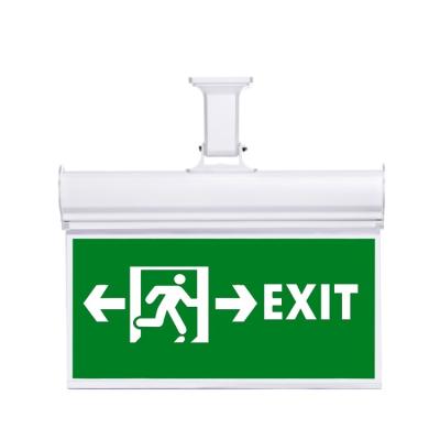 China LEDTIMES Factory Direct Sale Indoor Office Corridor ABS SMD 0.2w Exit Sign Panel Led Emergency Light for sale