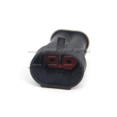 China 1.5mm 2 Way 2 Pin Waterproof Wire Connector 282104-1 for sale