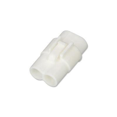 China PA V0 2 Pin Waterproof White Electrical Female Connector DJ7021-2-21 for sale