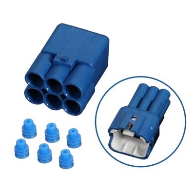 China Waterproof Butt OBD2 Connector Sumitomo 6 Pin Connector Sealed Auto Connector for sale