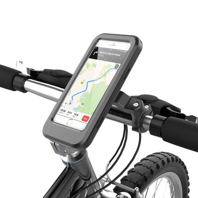 China 360 Degree Rotation Adjustable Bicycle Phone Frame Universal Recycling Phone Holder MTB Mobile Phone Support for sale