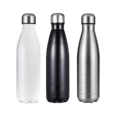 China Hot Outdoor Portable Sports Water Bottle Stainless Steel Cola Business Vacuum Cup Thermos Mug for sale