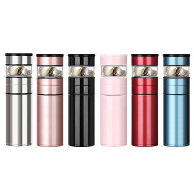 China Amazon PORTABLE Selling New Arrival Stainless Steel Thermos Mug Men's And Women's Portable Hot Portable Tea Separator Cup for sale