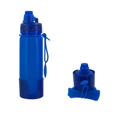 China Portable Soft Water Cup Bottle Promotion Gift Water Cup Bottle Outdoor Sports Folding Water Bottle Silicone Good Quality Water Bottle Sports Water Bottle sports for sale