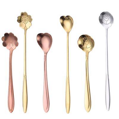 China 2021 New Arrivals China Kitchen Supplier Stainless Steel Coffee Ice Cream Spoon Soup Viable Tea Scoop Kitchen Seasoning Tools for sale