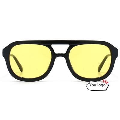 China Cheap Fashion Sunglasses Plastic Wholesaler Italian Custom Made Your Logo Sunglasses Vintage Ce Price Popular Retro for sale