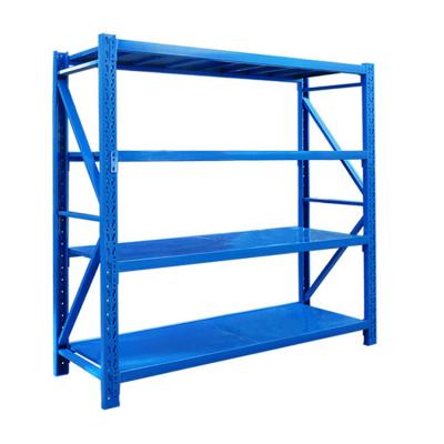 China Corrosion Protection Fully Stored Customized Light Duty Storage Shelf Warehouse Rack for sale