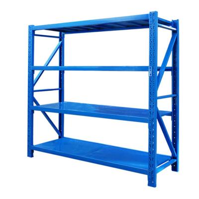 China New Arrival Corrosion Protection Medium Shelf Racking Light Duty Warehouse Rack for sale