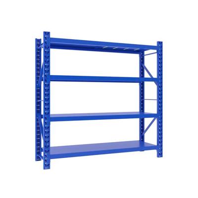 China Factory direct sales corrosion protection steel storage racks warehouse light duty rack for clothing steel for sale