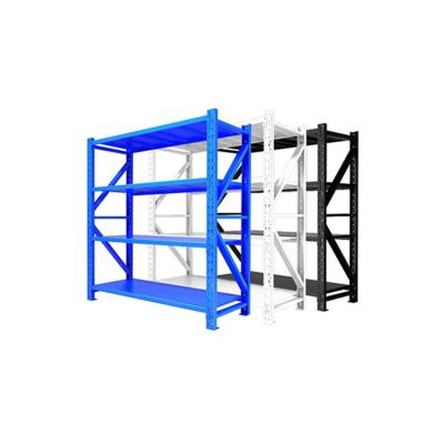 China Professional Corrosion Protection Metal Shelving Storage Rack Rack Warehouse Medium Duty Rack for sale