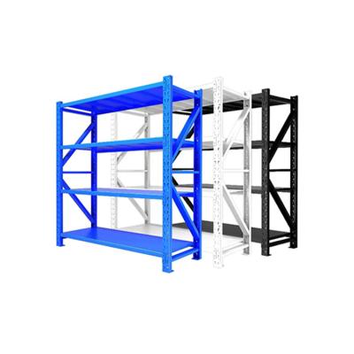 China 2022 Hot Selling Corrosion Protection Metal Shelving Storage Shelf Racking Heavy Duty Warehouse Rack for sale