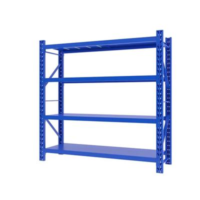 China Hot Selling Corrosion Protection Top Customized Storage Steel Shelf Bins Warehouse Heavy Duty Cold Rolling Rack for sale