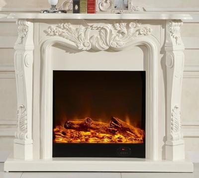 China Decorative European Solid Wood Fireplaces 25-30 Square Meters for sale