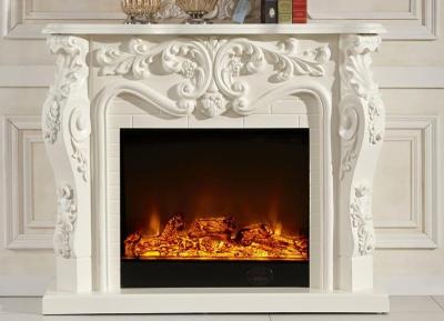 China Luxurious Remote Control Antique Fireplace Mantel Eco Friendly for sale