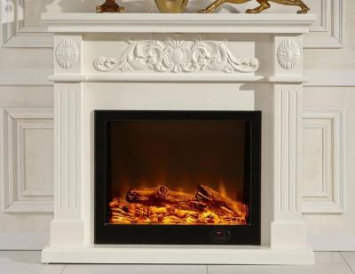 China White Decorative Fireplaces Led Electric Fireplace Eco Friendly for sale