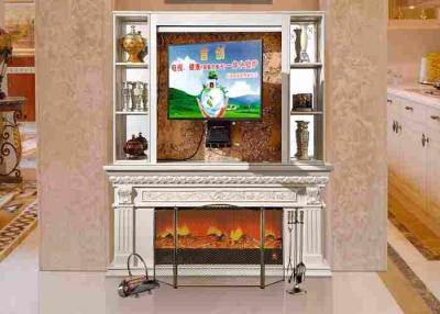 China Villa / Hotel / Restaurant Decoration Mantle Electric Fireplaces TV Stands Classical for sale