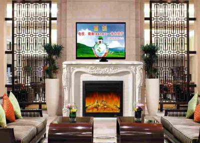 China Home  Living Room Furniture White Freestanding Electric Fireplace And TV Stand for sale