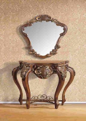 China Classical Wooden Dressing Table With Mirror Hotel Bedroom Furniture for sale