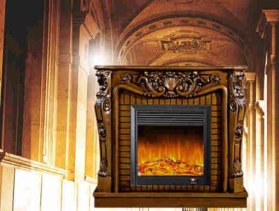 China European Style Antique Remote Control Led Electric Fireplace For Villa Decoration for sale