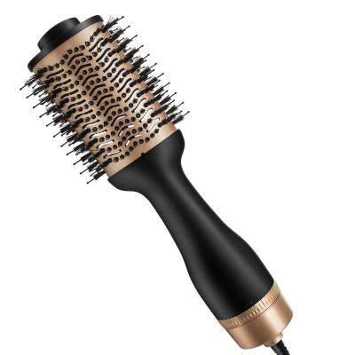 China Ionic Hair Dryer Brush and Volumizer Airbrush Hot Blow Dryer Brush for sale