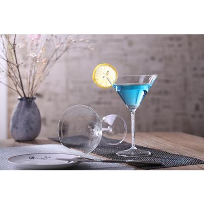 China Modern Hand Blown High Quality Crystal Cocktail Cup Martini Glass for sale