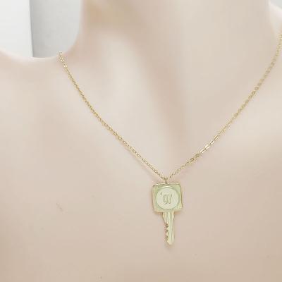 China Newest Style Newest Design Women Jewelery Western Gold Pendant Unique Necklace for sale