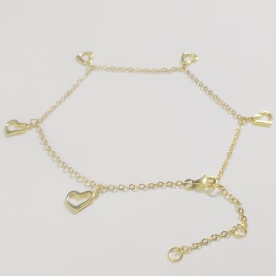 China Wholesale High Quality Minimalist Style Girls Heart Shaped Bracelet for sale