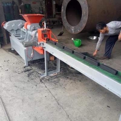 China Hotels Hexagonal Press Briquette Machine Barbecue Charcoal Briquette Making Machine for sale