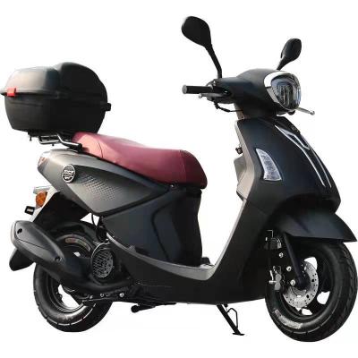 China 2021 Cheapest Gas Fuel Powered 125CC Scooter With Pedal For Adults 1790*680*1080mm for sale