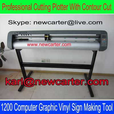 China 1300 Vinyl Cutting Plotter With Optic Sensor TH1300 Vinyl Cutter Large Vinyl Sign Cutters for sale