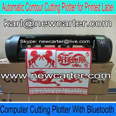 China Automatic Contour Cutting Plotter With Bluetooth Vinyl Cutter With AAS Vinyl Label Cutter for sale