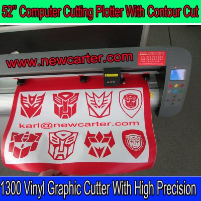 China TH1300 Cutting Plotter With Stand Large Vinyl Cutter Plotter With Contour Cut 52'' Cutter for sale