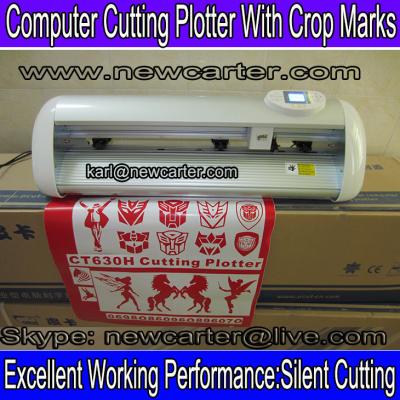 China Quality Vinyl Sign Cutter With Red Dot 24'' Cutting Plotter With Contour Cut Pcut Cutters for sale