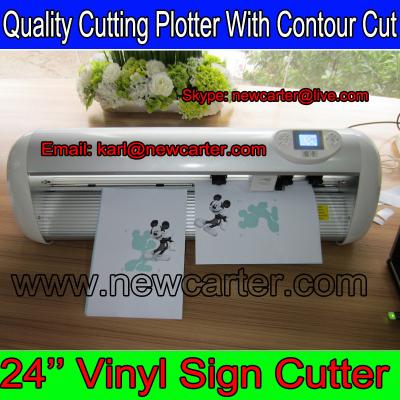 China Premium Cutting Plotter With Optic Sensor CT630H Vinyl Cutter Contour Cutting Plotter 24'' for sale