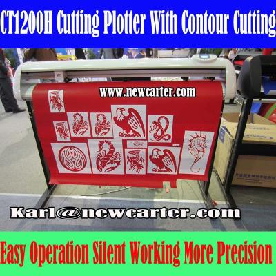 China 1200 Vinyl Cutter Plotter Creation Pcut Cutting Plotter CT1200H Contour Cutting Plotter for sale