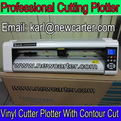 China Adhesive Vinyl Decal Cutter 24'' Cutting Plotter Contour Cutting Plotter Kuco Sign Cutters for sale