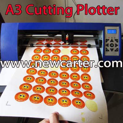 China A3 Cutting Plotter With ARMS Mini Vinyl Cutter 330 Contour Cutting Plotter Craft Cutter for sale