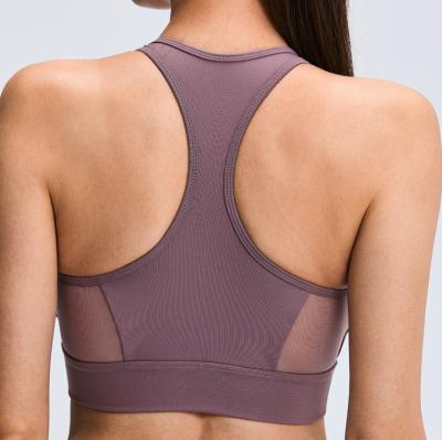 China Sustainable Racerback Sports Bras For Women Padded Yoga Gym Workout Fitness Ryka Sports Bra High Impact Support for sale