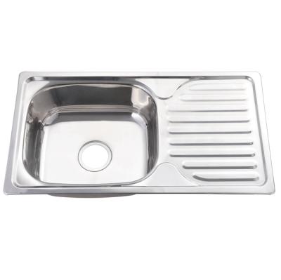 China Latest Design Faucet Machine Products Sink Kitchen Single Bowl Without Sink With Drainer for sale