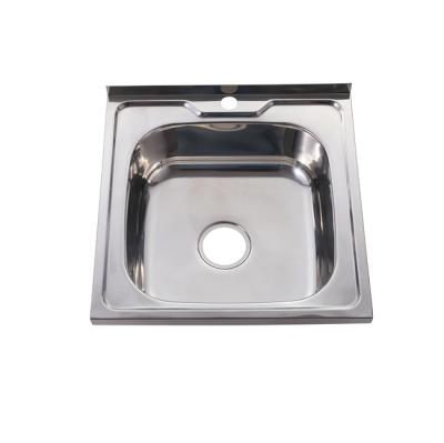 China Without Faucet China Wholesale Top Mounted Silver Single Bowl Water Kitchen Machine Sink for sale