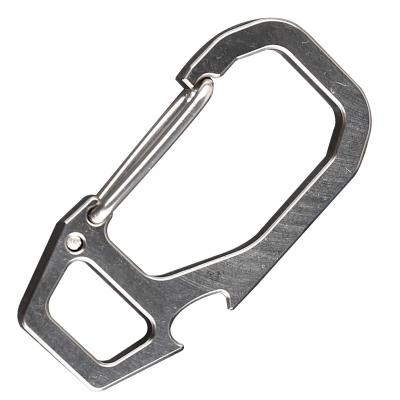 China Factory Direct Selling EDC Alloy Lightweight Heavy Duty Titanium Press Key Chain Weightcorrosion Elastic Ring Type Quick Hanging Outdoor Multifunctional for sale