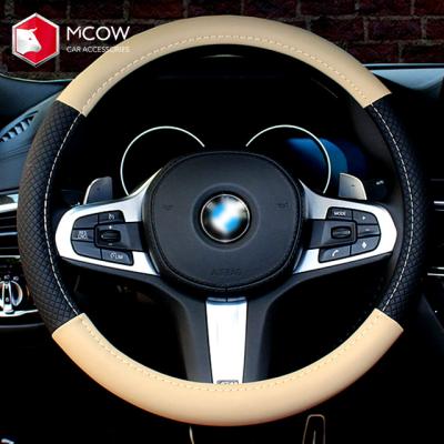 China 2021 Highly Custom 13-17 Inch Mcow Steering Wheel Covers Colorful And Universal Car Seering Wheel Cover for sale