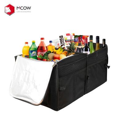 China Mcow Multi-Functional Car Accessories Multi-Function Fold Car Accessories Premium Shopping Tidy Space Saving Storage Box for sale